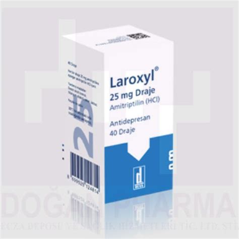 laroxyl 25 mg ne için kullanılır